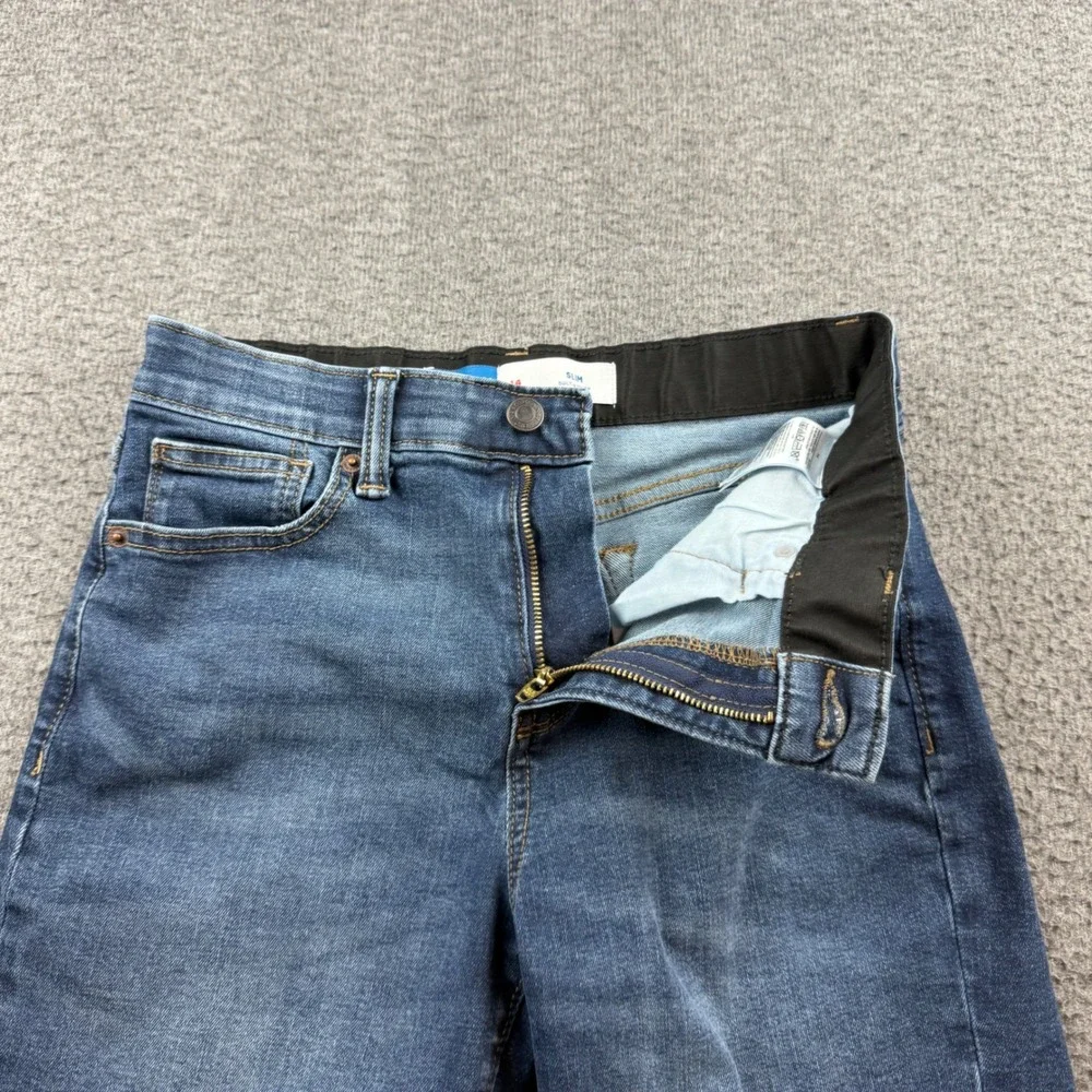 Old Navy Denim Shorts Boy's Size 14 Blue 360 Stretch Slim Built-In Tough